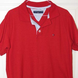 Tommy Hilfiger Red Polo Shirt
